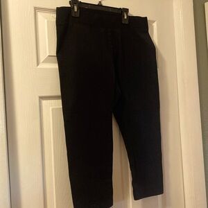 INC black slip on capris. Size 10
